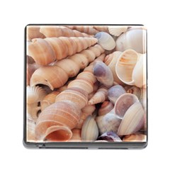 Sea Shells Memory Card Reader With Storage (square) by yoursparklingshop