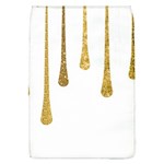 Gold Glitter Paint Removable Flap Cover (Large) Front