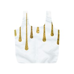 Gold Glitter Paint Reusable Bag (s)