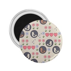 Love Birds 2 25  Button Magnet by Kathrinlegg