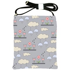 Garden In The Sky Shoulder Sling Bag by Kathrinlegg