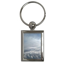 Sky Plane View Key Chain (rectangle) by yoursparklingshop