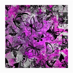 Butterfly Graffiti Glasses Cloth (medium, Two Sided) by ArtistRoseanneJones