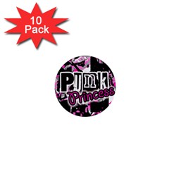 Punk Princess 1  Mini Button (10 Pack) by ArtistRoseanneJones