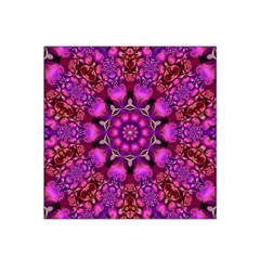 Pink Fractal Kaleidoscope  Satin Bandana Scarf by KirstenStar