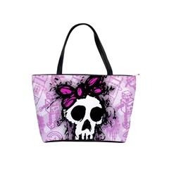 Sketched Skull Princess Large Shoulder Bag by ArtistRoseanneJones