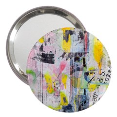 Graffiti Graphic 3  Handbag Mirror by ArtistRoseanneJones