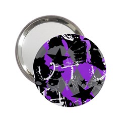 Purple Scene Kid Handbag Mirror (2 25 ) by ArtistRoseanneJones