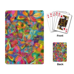 Colorful Autumn Playing Cards Single Design by KirstenStar