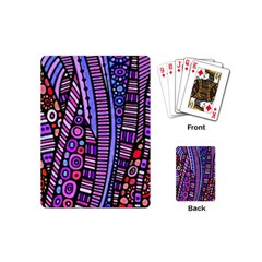 Stained Glass Tribal Pattern Playing Cards (mini) by KirstenStar