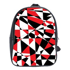Shattered Life Tricolor School Bag (large) by StuffOrSomething