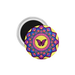 Butterfly Mandala 1 75  Magnets