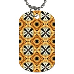 Faux Animal Print Pattern Dog Tag (one Side) by GardenOfOphir