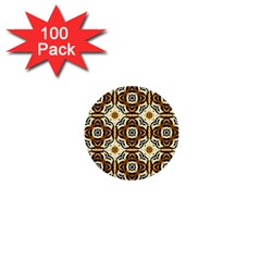 Faux Animal Print Pattern 1  Mini Buttons (100 Pack)  by GardenOfOphir