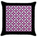 Cute Pretty Elegant Pattern Throw Pillow Cases (Black)