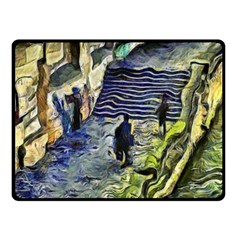 Banks Of The Seine Kpa Fleece Blanket (small)