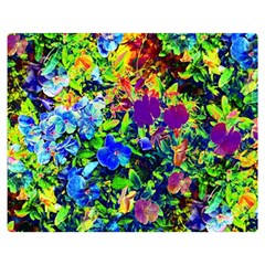 The Neon Garden Double Sided Flano Blanket (medium)  by rokinronda