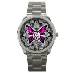 Skull Butterfly Sport Metal Watches