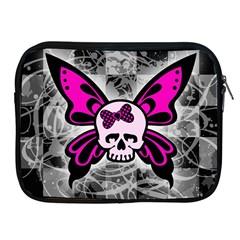 Skull Butterfly Apple Ipad 2/3/4 Zipper Cases