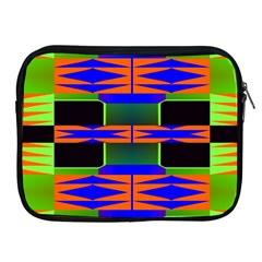 Distorted Shapes Pattern Apple Ipad 2/3/4 Zipper Case by LalyLauraFLM