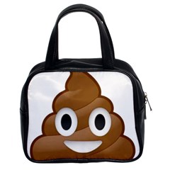 Poop Classic Handbags (2 Sides) by redcow
