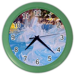 Splash 4 Color Wall Clocks by icarusismartdesigns
