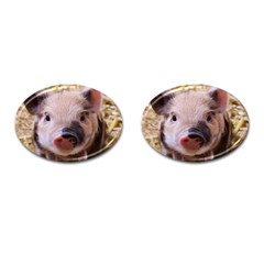 Sweet Piglet Cufflinks (oval)