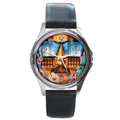 Graffiti Sunglass Art Round Metal Watches by TheWowFactor