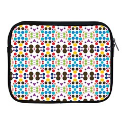 Colorful Dots Pattern Apple Ipad 2/3/4 Zipper Case by LalyLauraFLM