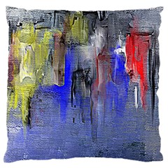 Hazy City Abstract Design Standard Flano Cushion Cases (one Side)  by digitaldivadesigns