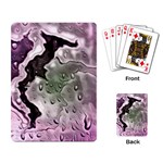 Wet Metal Pink Playing Card