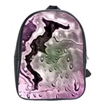 Wet Metal Pink School Bags(Large) 