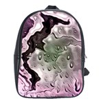 Wet Metal Pink School Bags (XL) 