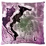 Wet Metal Pink Standard Flano Cushion Cases (One Side) 