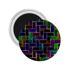 Colorful Rectangles Pattern 2 25  Magnet by LalyLauraFLM