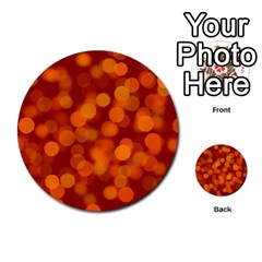 Modern Bokeh 12 Multi-purpose Cards (round) 