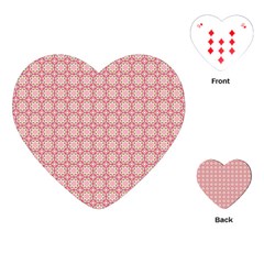 Cute Seamless Tile Pattern Gifts Playing Cards (heart)  by GardenOfOphir