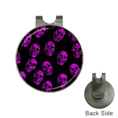 Purple Skulls  Hat Clips With Golf Markers by ImpressiveMoments