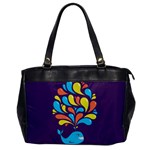 Colorful Happy Whale Office Handbags