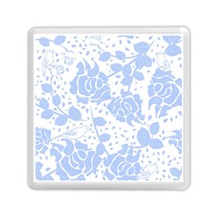 Floral Wallpaper Blue Memory Card Reader (square)  by ImpressiveMoments