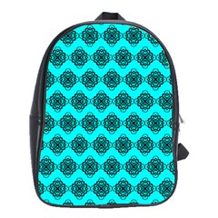 Abstract Knot Geometric Tile Pattern School Bags (xl)  by GardenOfOphir