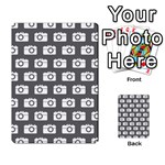 Modern Chic Vector Camera Illustration Pattern Multi-purpose Cards (Rectangle) 