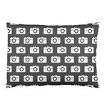 Modern Chic Vector Camera Illustration Pattern Pillow Cases (Two Sides)