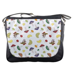 Mushrooms Pattern Messenger Bags by Famous