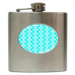 Candy Illustration Pattern Hip Flask (6 Oz)