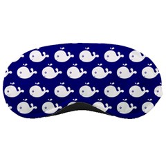 Cute Whale Illustration Pattern Sleeping Masks by GardenOfOphir