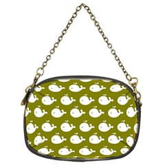 Cute Whale Illustration Pattern Chain Purses (one Side)  by GardenOfOphir