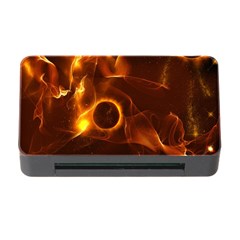Fire And Flames In The Universe Memory Card Reader With Cf by FantasyWorld7