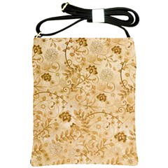 Flower Pattern In Soft  Colors Shoulder Sling Bags by FantasyWorld7
