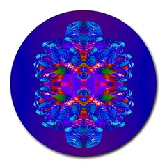 Abstract 5 Round Mousepads by icarusismartdesigns